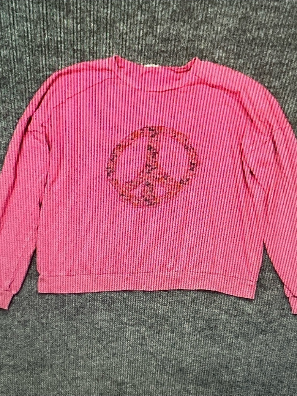 easel Pink Crewneck Pullover